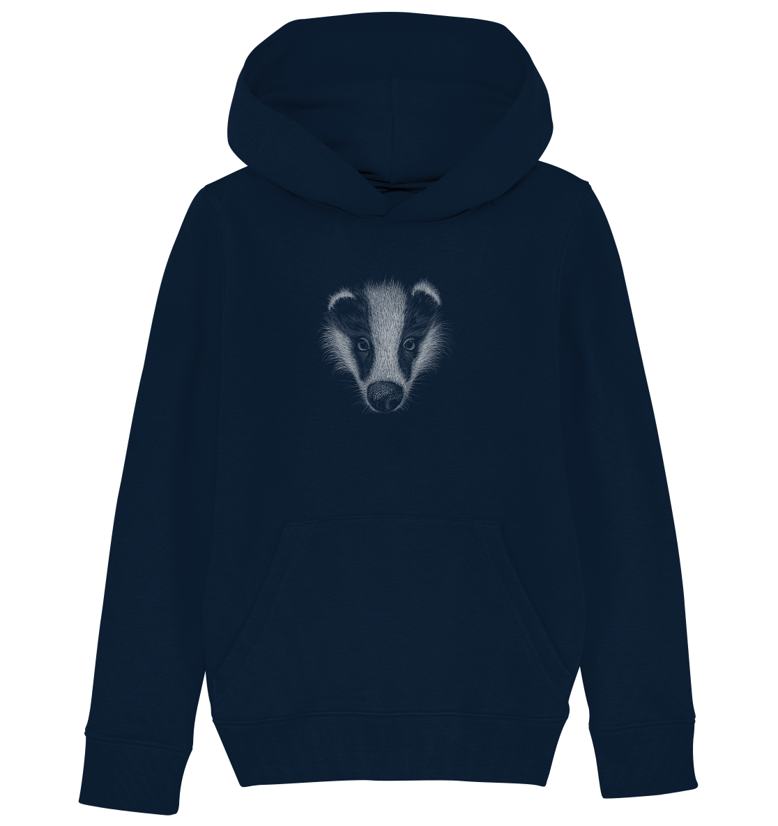 Kritzel-Kunst Dachs Illustration - Kids Organic Hoodie
