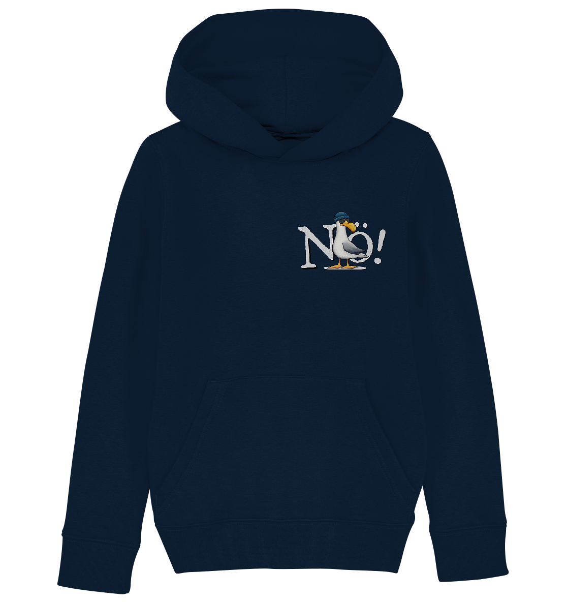 Nö Kein Bock Möwe - Kids Organic Hoodie