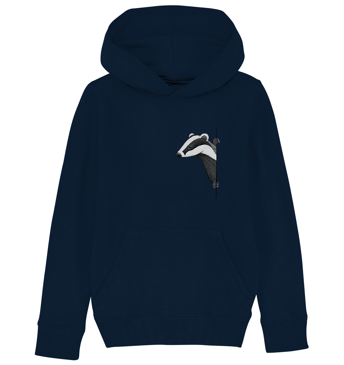 Lässiger Dachs Meister Grimbart - Kids Organic Hoodie