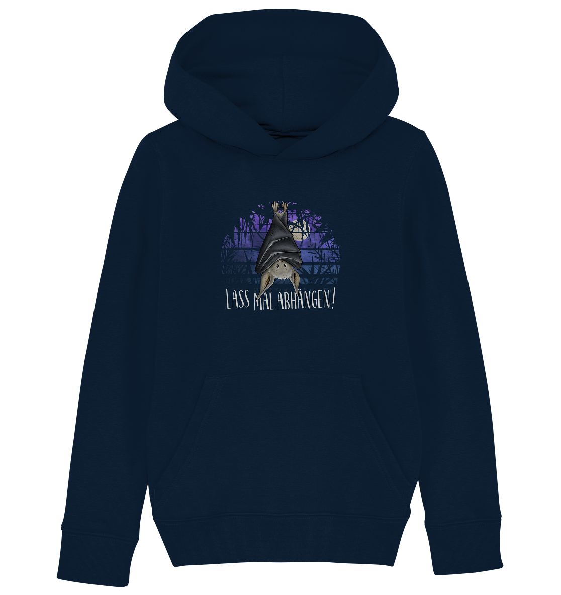 Lass mal abhängen Fledermaus - Kids Organic Hoodie