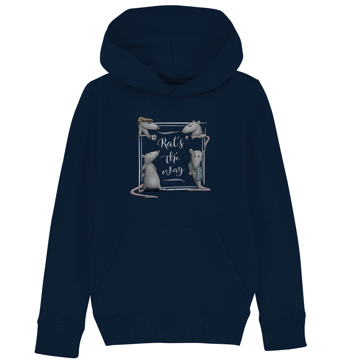 Rat’s The Way Kaffeehaus Ratten - Kids Organic Hoodie