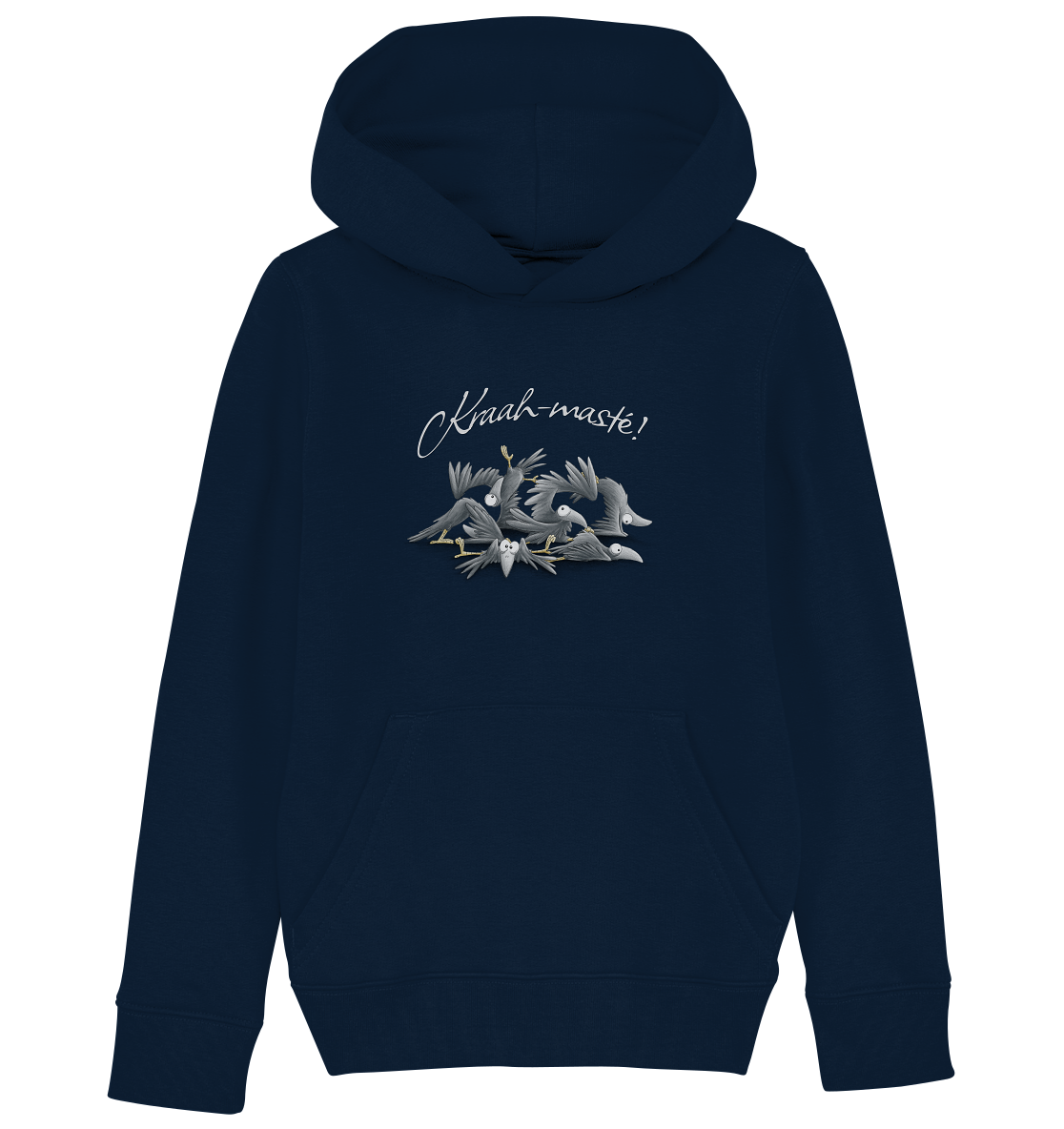 Kraah-masté! Yoga Raben Krähen - Kids Organic Hoodie