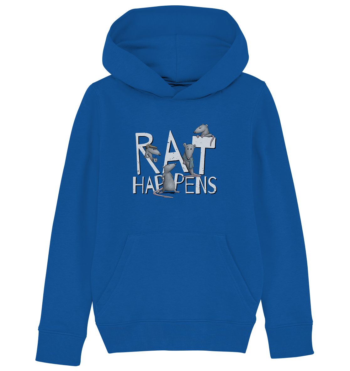 Rat Happens Ratten - Kids Organic Hoodie