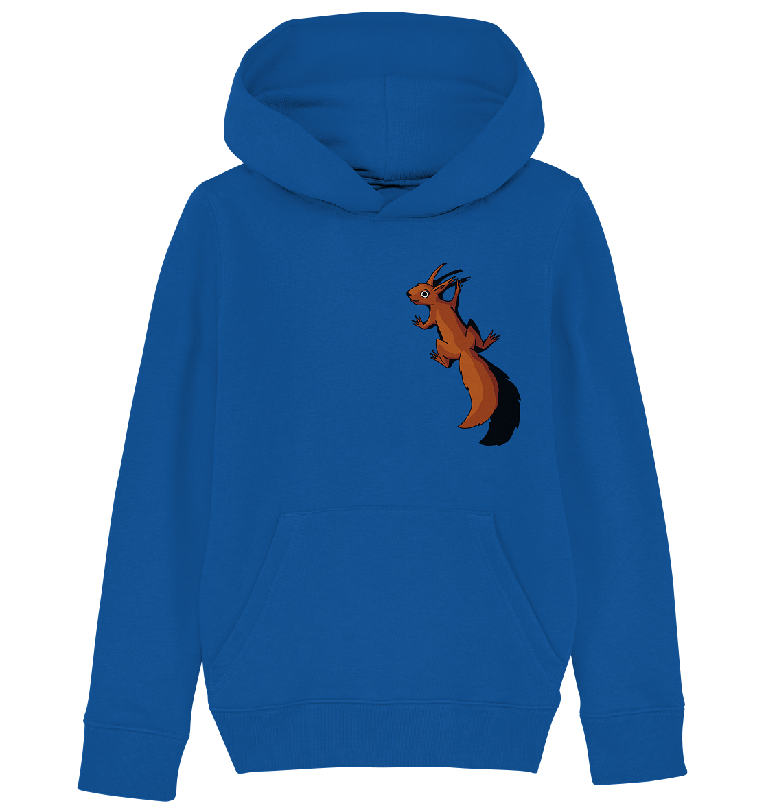 Süßes Eichhörnchen klettert - Kids Organic Hoodie