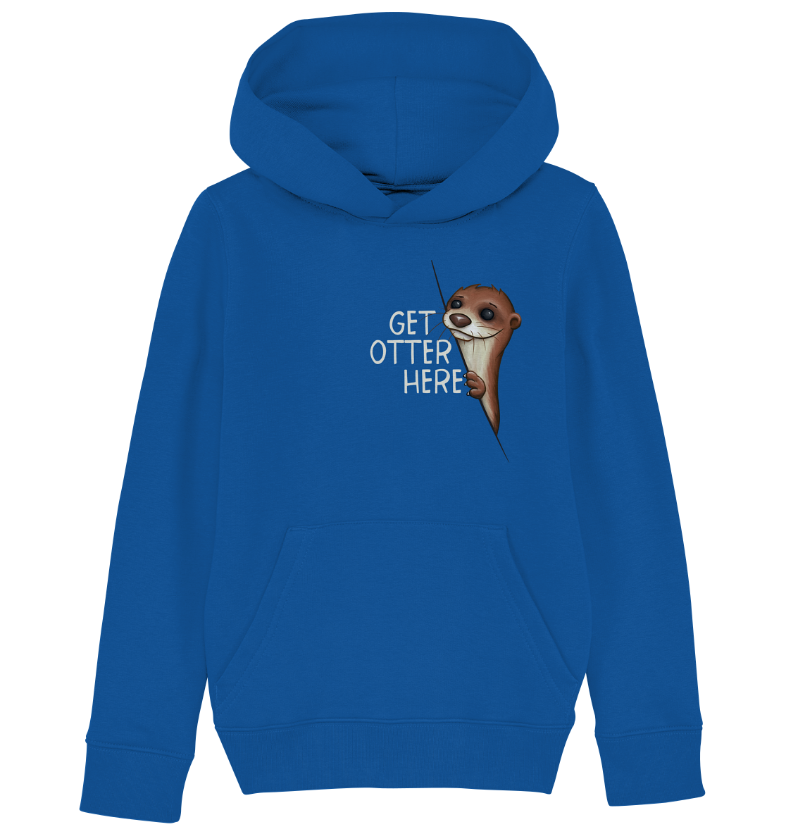 Get Otter Here | Lustiger Otter Kalauer - Kids Organic Hoodie