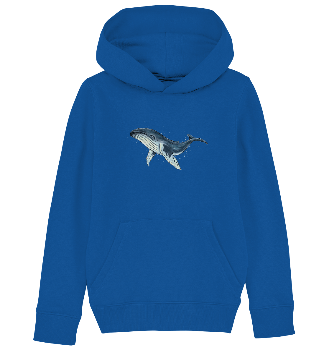 Tiefsee Ozean-Riese Buckelwal - Kids Organic Hoodie
