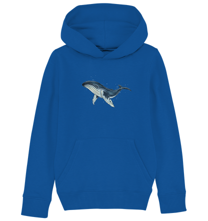 Tiefsee Ozean-Riese Buckelwal - Kids Organic Hoodie