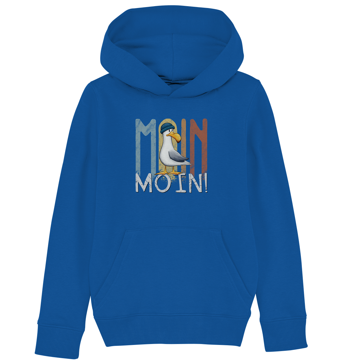 Moin Moin norddeutsche Möwe - Kids Organic Hoodie