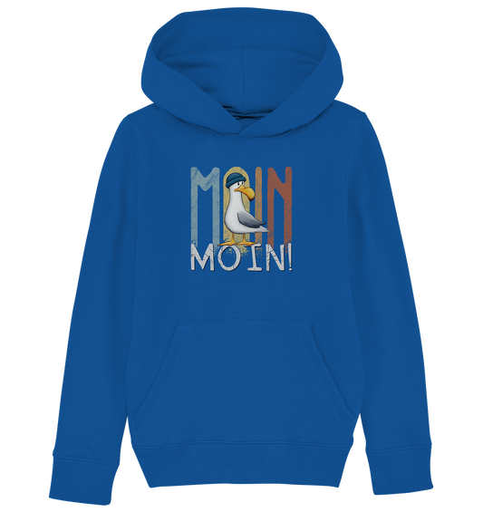 Moin Moin norddeutsche Möwe - Kids Organic Hoodie