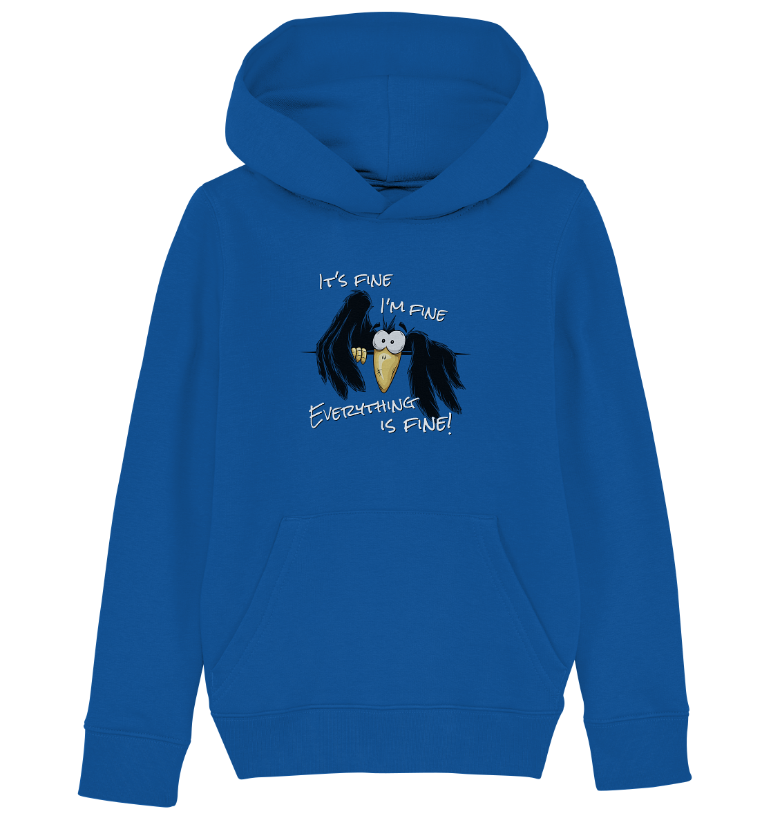 I’m Fine Rabe | Alles Gut Krähe - Kids Organic Hoodie