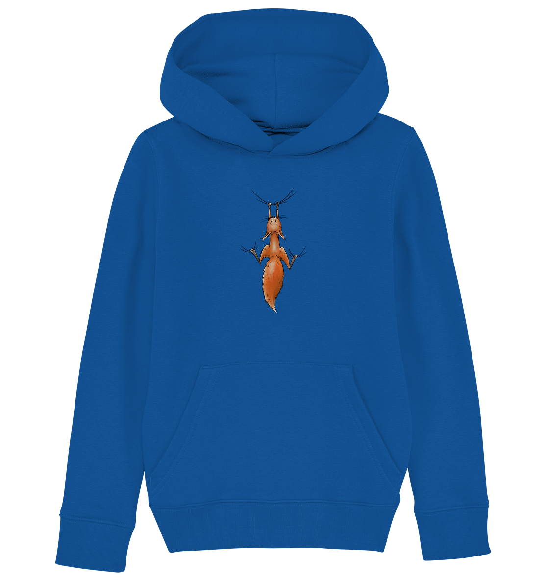 Rotes Eichhörnchen hängt ab - Kids Organic Hoodie