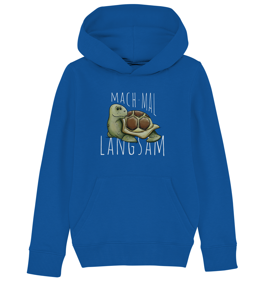 Mach mal langsam Schildkröte - Kids Organic Hoodie