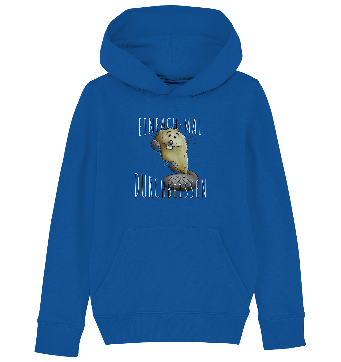 Einfach mal Durchbeissen Biber - Kids Organic Hoodie