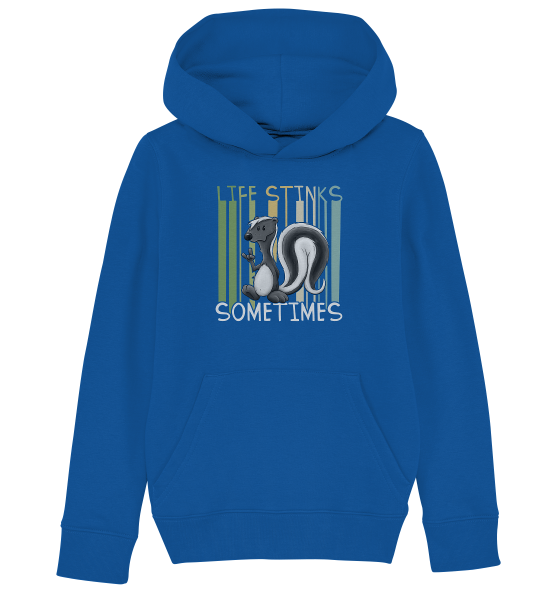 Life Stinks Sometimes Stinktier Weisheit - Kids Organic Hoodie