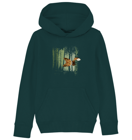 Fuchs im Zwielicht-Wald - Kids Organic Hoodie
