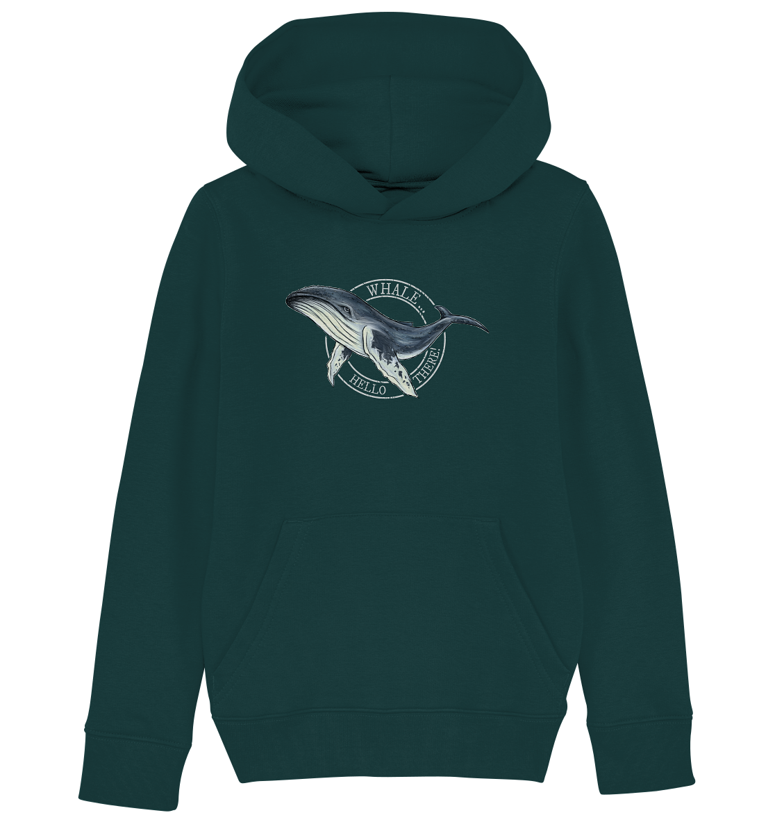Whale, Hello There | Buckelwal - Kids Organic Hoodie