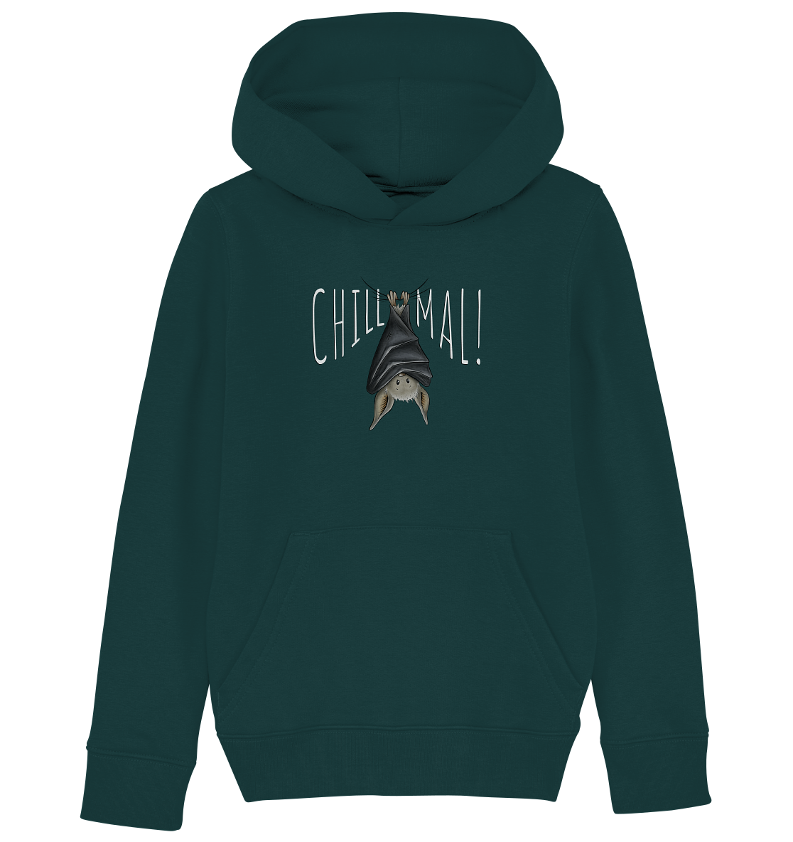 Chill Mal gemütliche Fledermaus - Kids Organic Hoodie