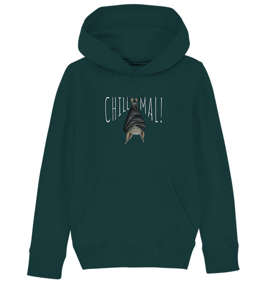 Chill Mal gemütliche Fledermaus - Kids Organic Hoodie