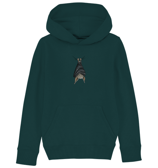 Lustig chillende Fledermaus - Kids Organic Hoodie