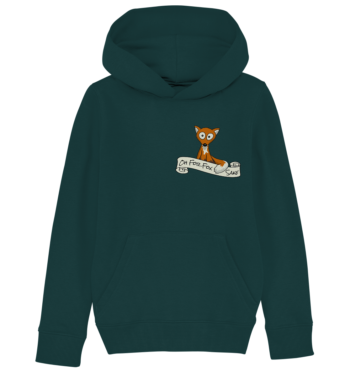 Oh For Fox Sake – Um Fuchses Willen - Kids Organic Hoodie