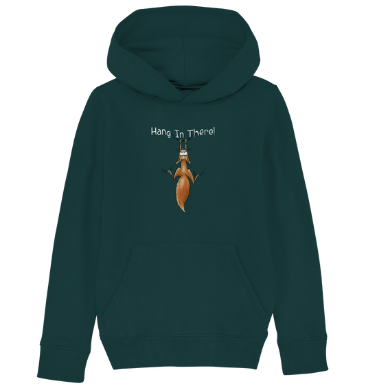 Hang In There | Lässiges Eichhörnchen - Kids Organic Hoodie