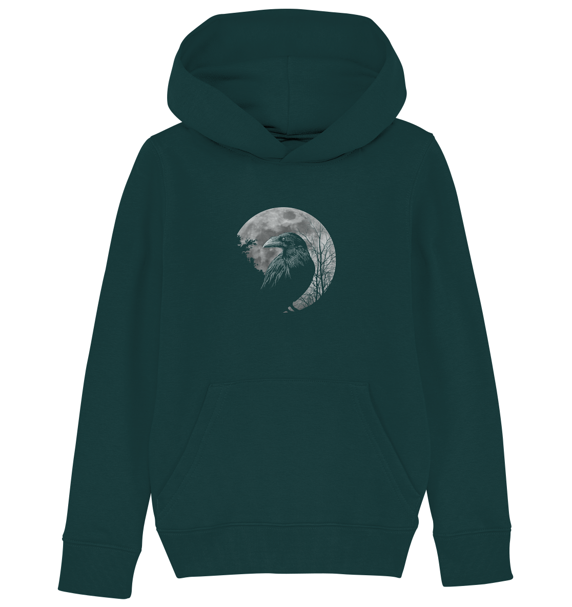 Vollmond-Rabe - Kids Organic Hoodie