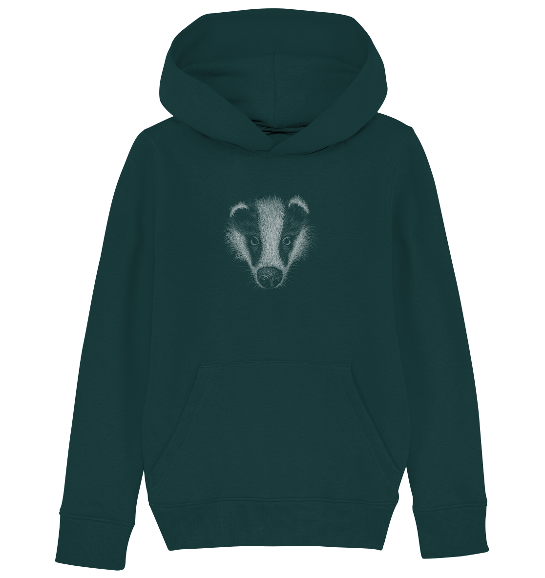 Kritzel-Kunst Dachs Illustration - Kids Organic Hoodie