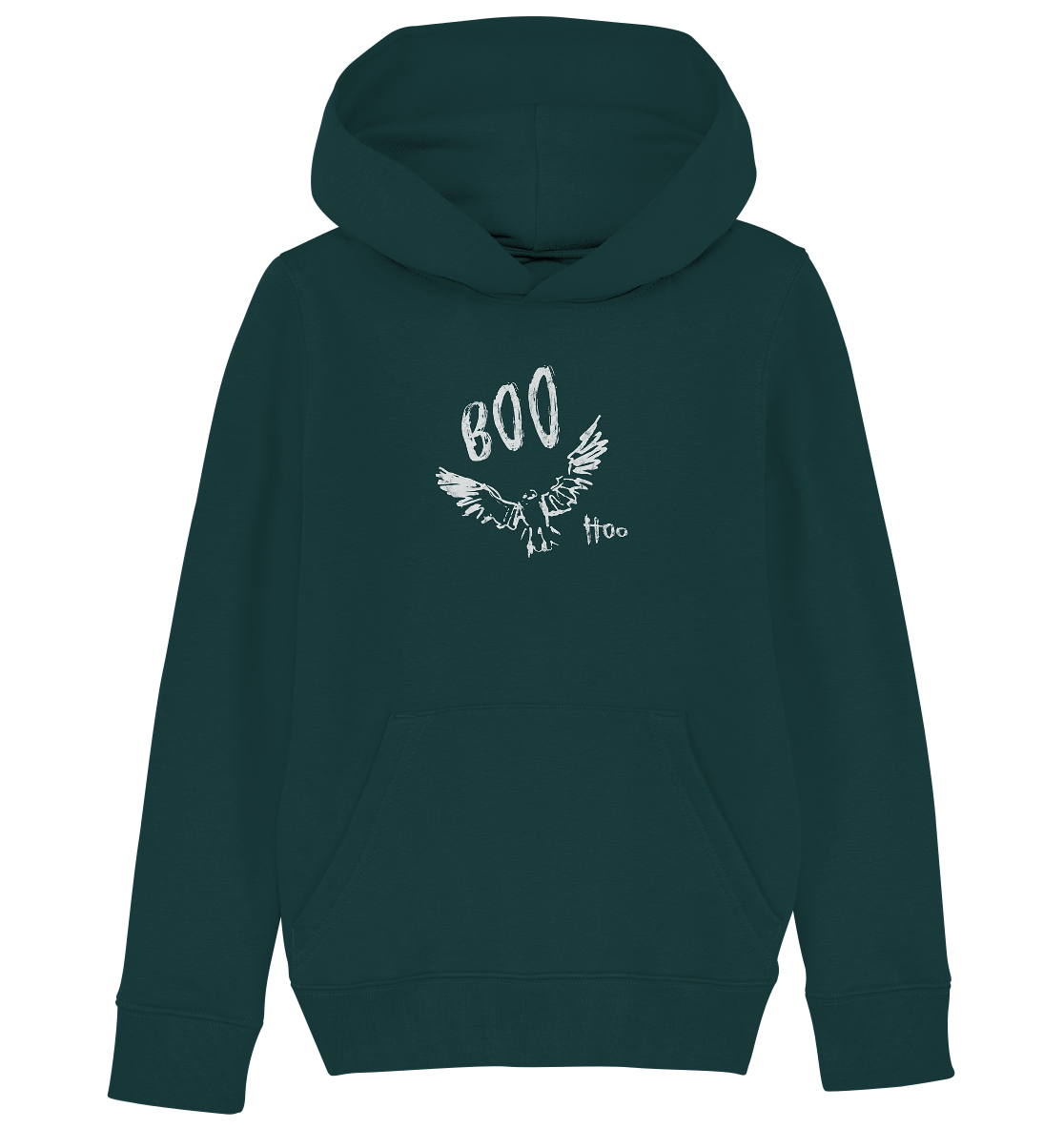 Boo Hoo! Fliegende Eule  - Kids Organic Hoodie