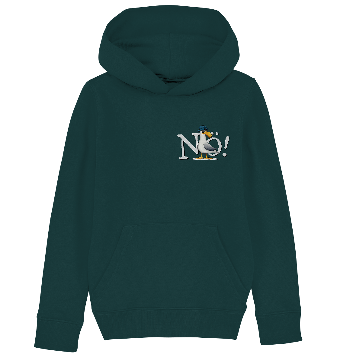 Nö Kein Bock Möwe - Kids Organic Hoodie