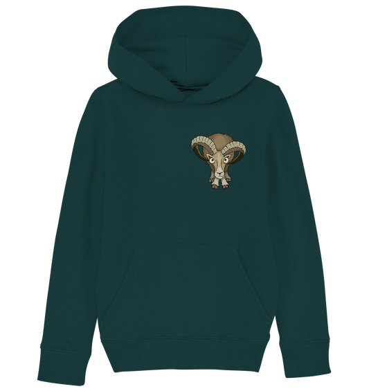 Bockiges Mufflon Widder Schafbock - Kids Organic Hoodie