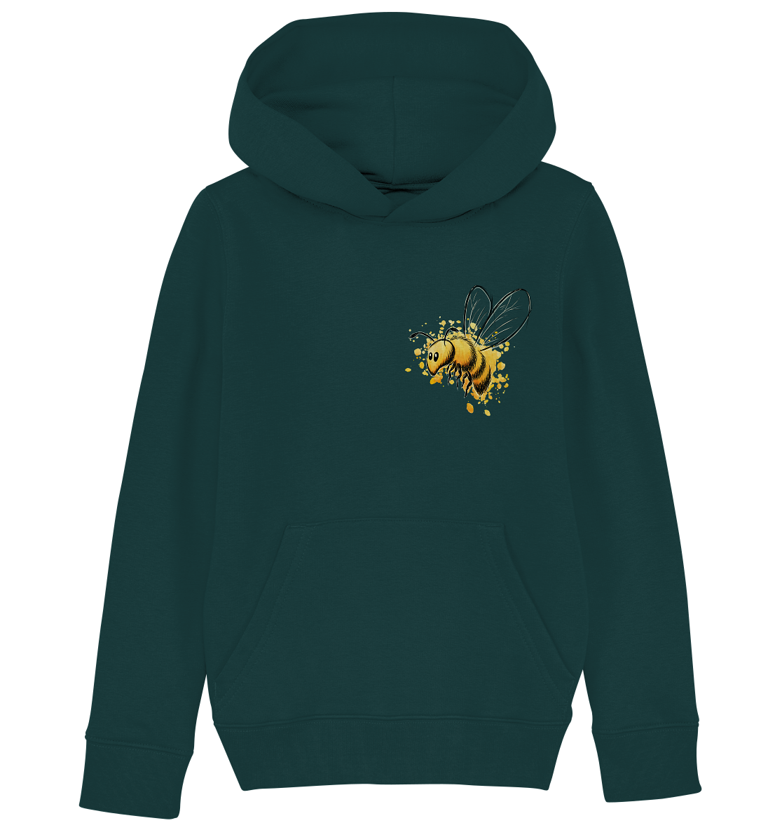 Lässige kleine Honig-Biene - Kids Organic Hoodie