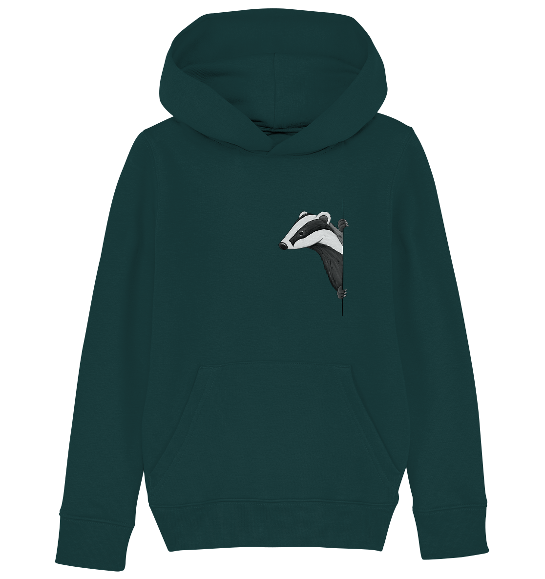 Lässiger Dachs Meister Grimbart - Kids Organic Hoodie