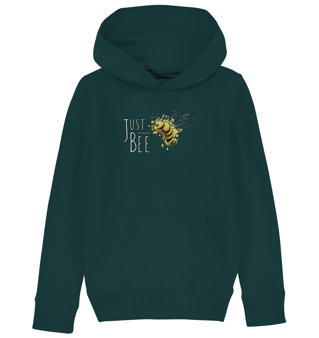 Just Bee, kleine Honig-Biene - Kids Organic Hoodie