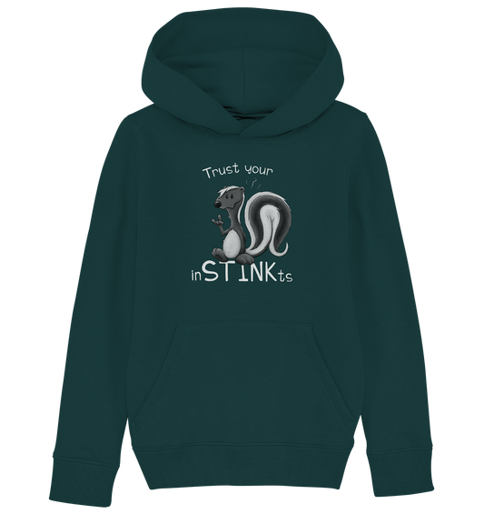 Trust Your inSTINKts Stinktier Humor - Kids Organic Hoodie