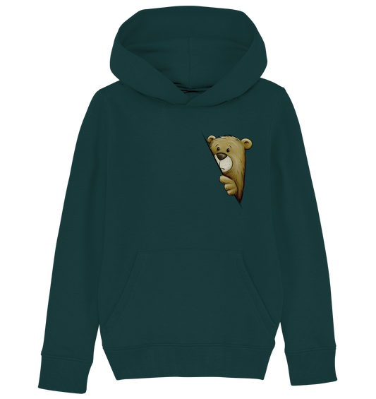 Funky Bär Illustration - Kids Organic Hoodie