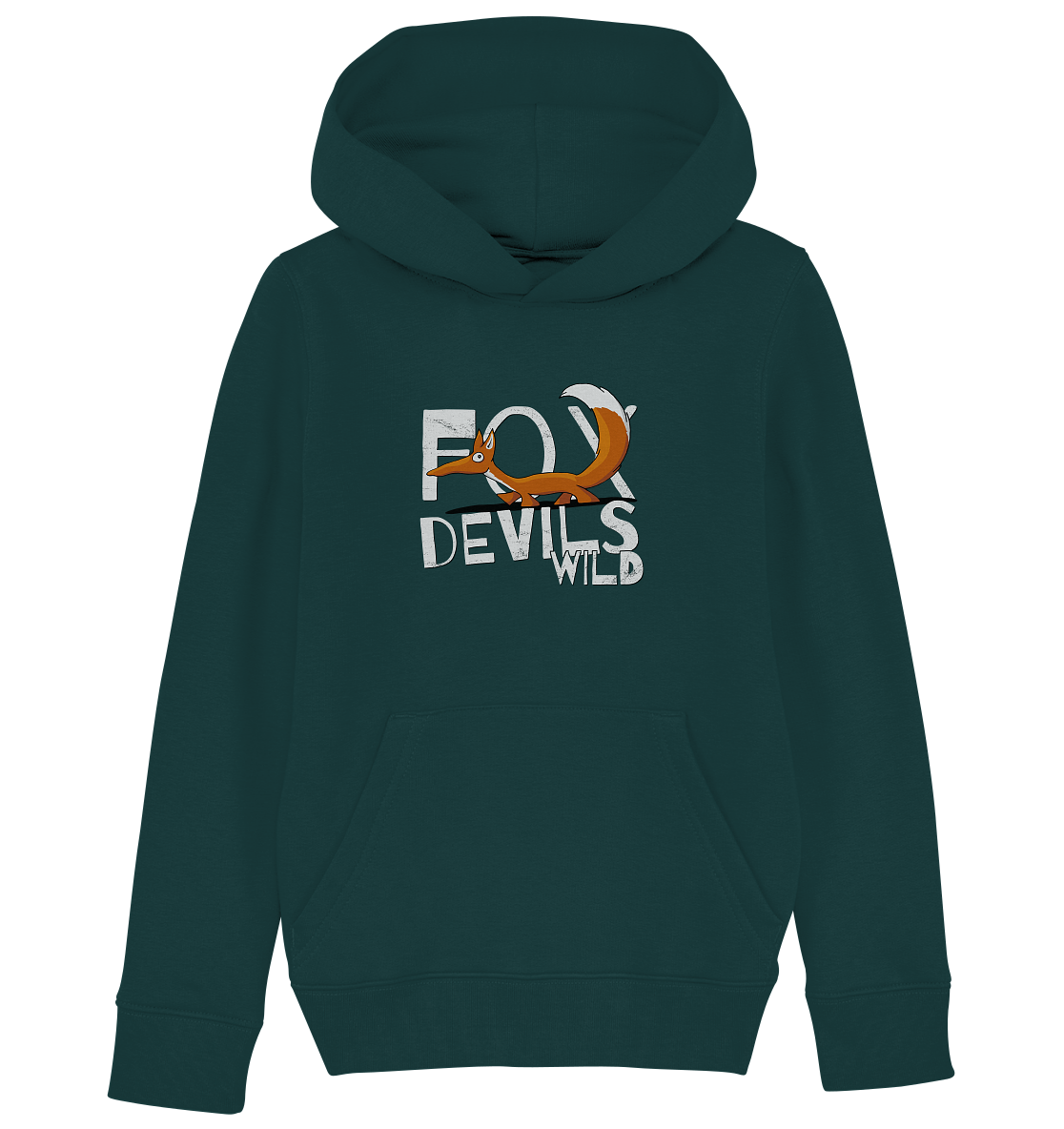 Fox-Devils-Wild Fuchs - Kids Organic Hoodie