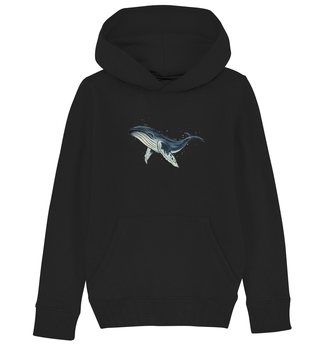 Tiefsee Ozean-Riese Buckelwal - Kids Organic Hoodie