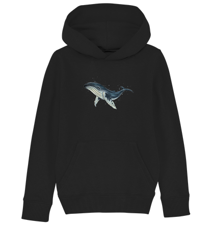 Tiefsee Ozean-Riese Buckelwal - Kids Organic Hoodie