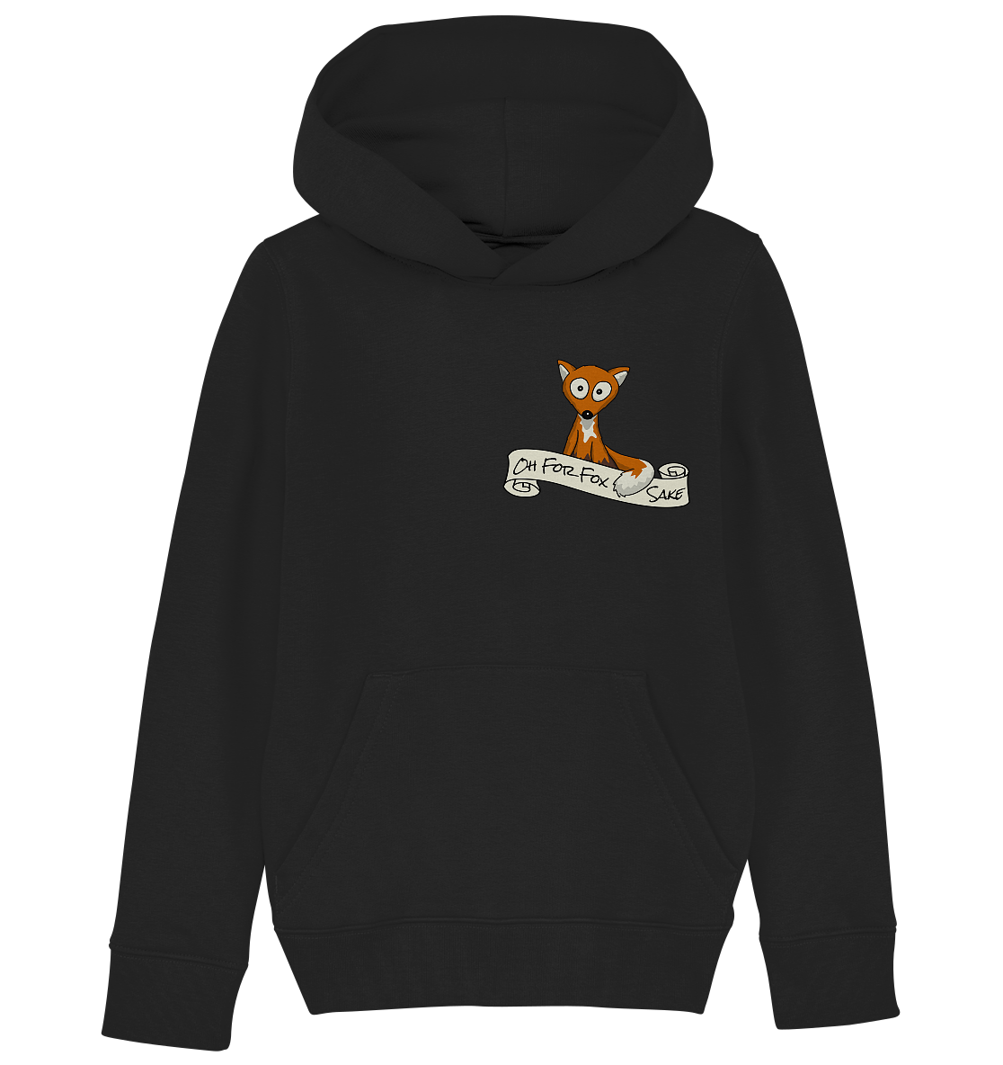 Oh For Fox Sake – Um Fuchses Willen - Kids Organic Hoodie