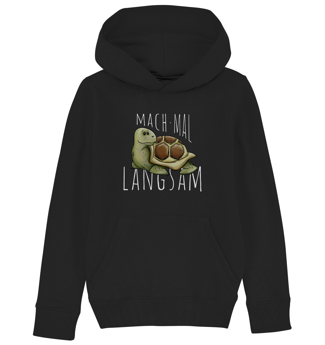 Mach mal langsam Schildkröte - Kids Organic Hoodie