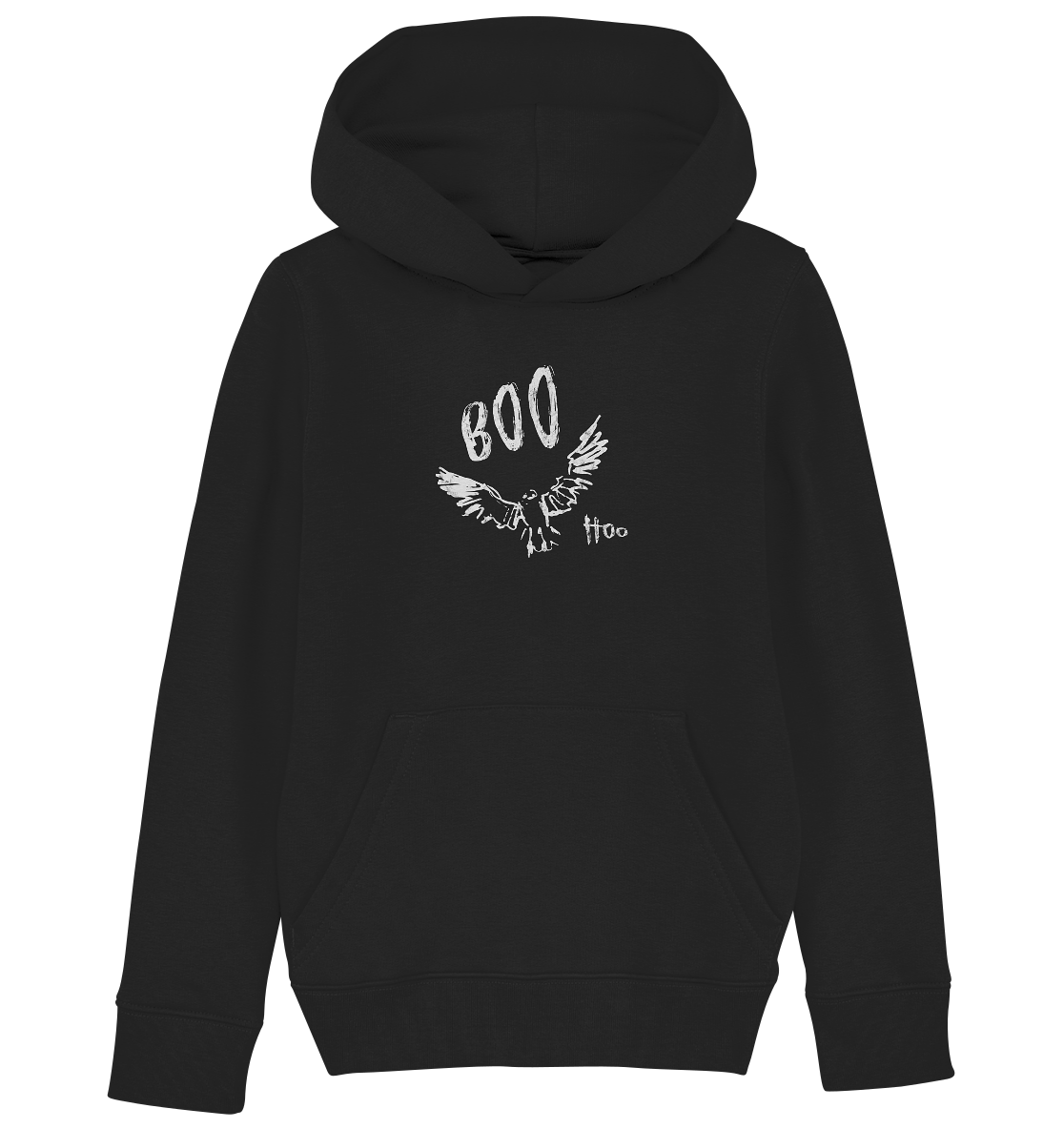Boo Hoo! Fliegende Eule  - Kids Organic Hoodie