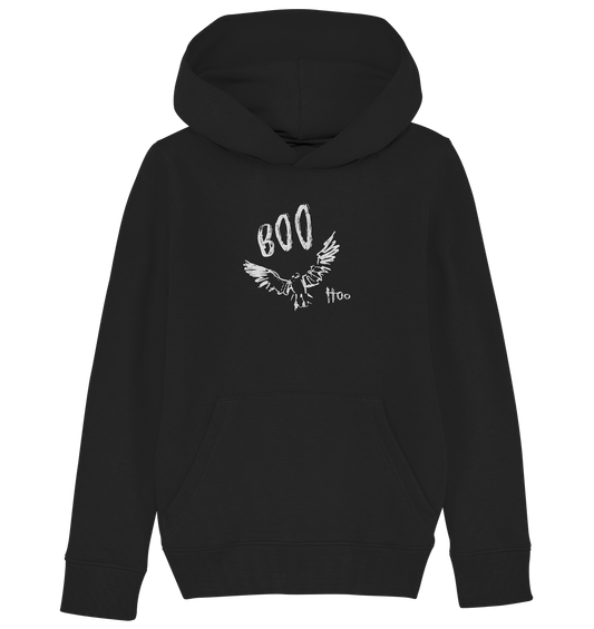 Boo Hoo! Fliegende Eule  - Kids Organic Hoodie