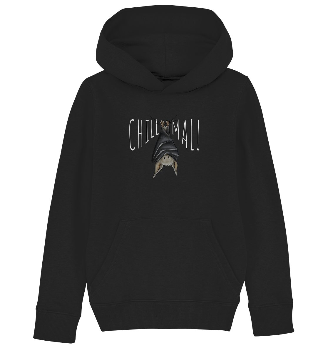 Chill Mal gemütliche Fledermaus - Kids Organic Hoodie