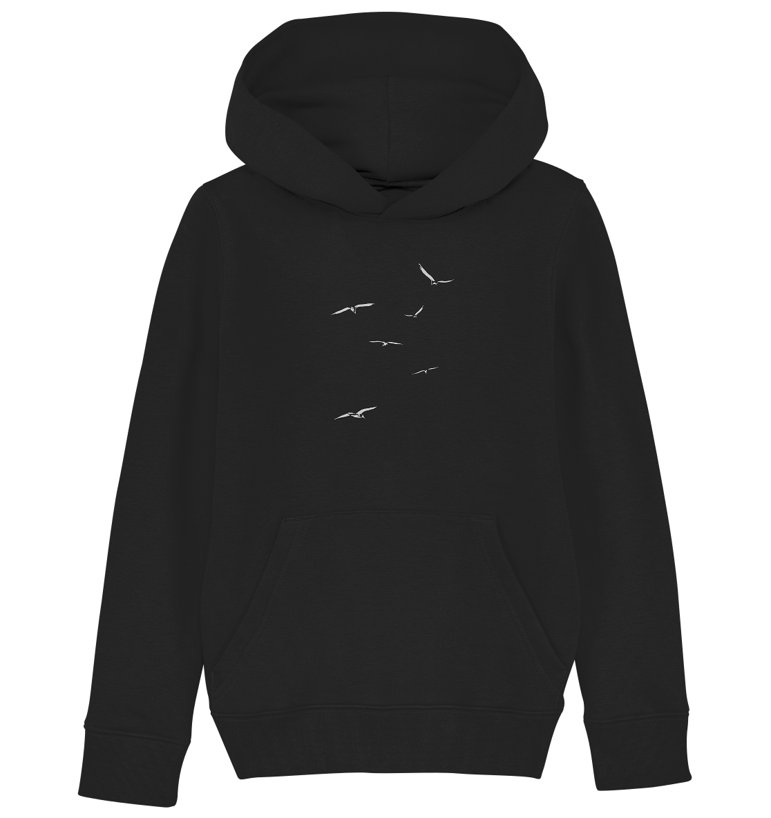 Vogelschwarm – Traum vom Fliegen - Kids Organic Hoodie