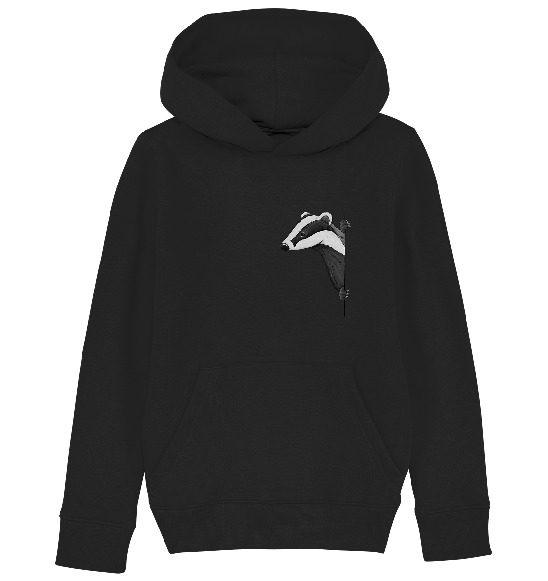 Lässiger Dachs Meister Grimbart - Kids Organic Hoodie