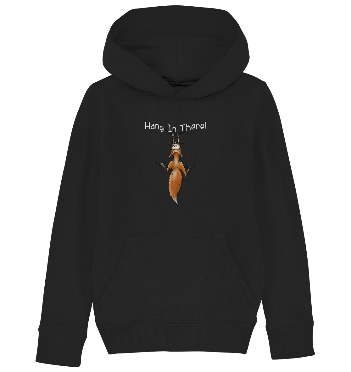 Hang In There | Lässiges Eichhörnchen - Kids Organic Hoodie