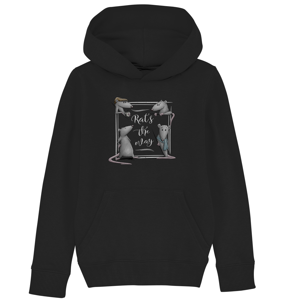 Rat’s The Way Kaffeehaus Ratten - Kids Organic Hoodie