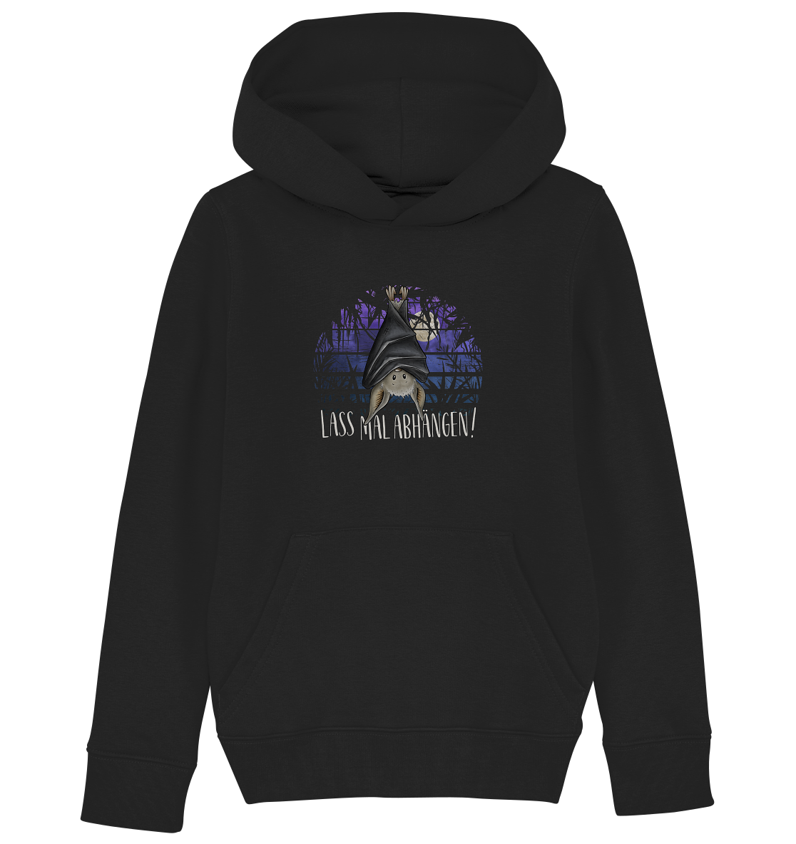 Lass mal abhängen Fledermaus - Kids Organic Hoodie