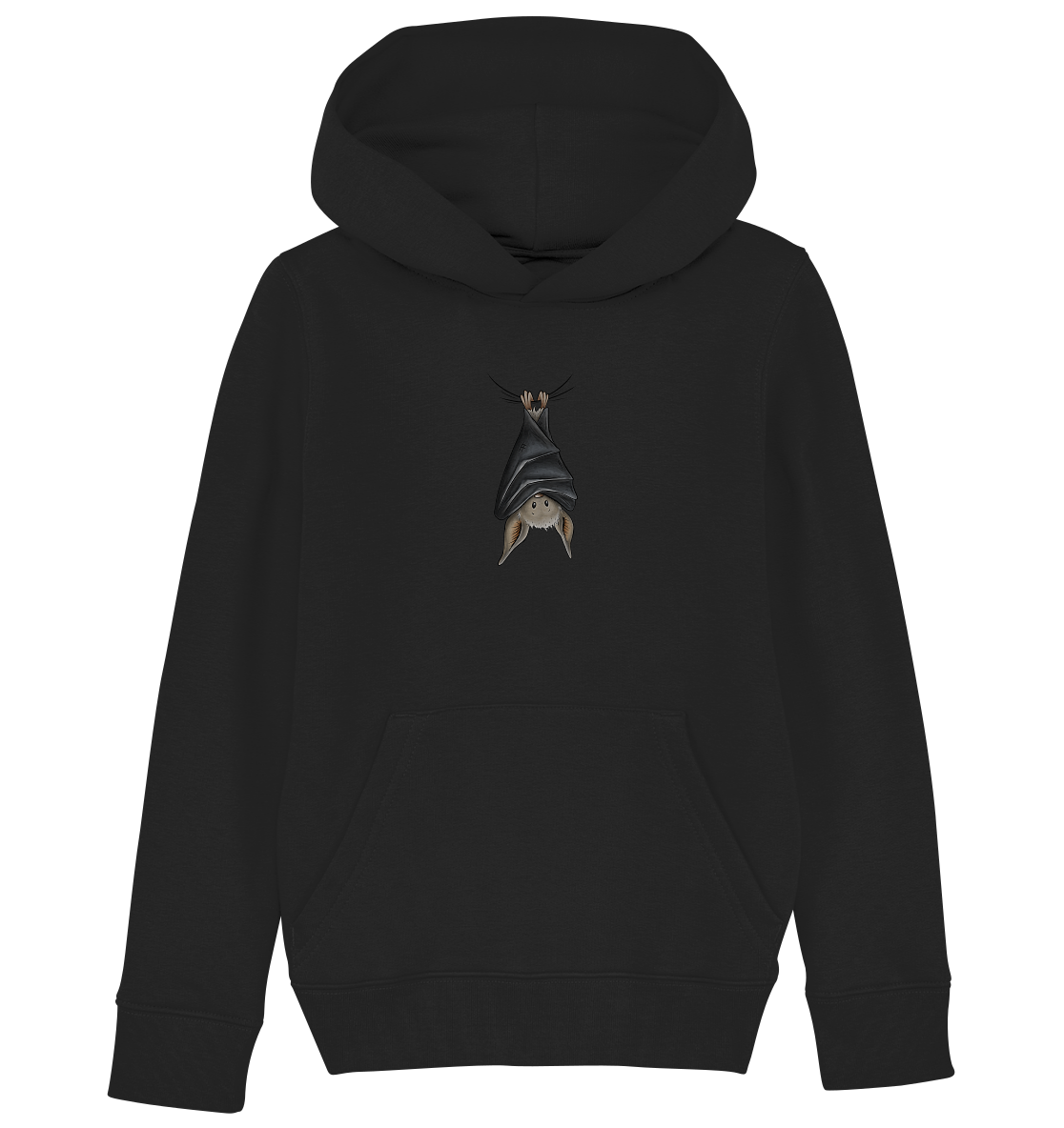 Lustig chillende Fledermaus - Kids Organic Hoodie
