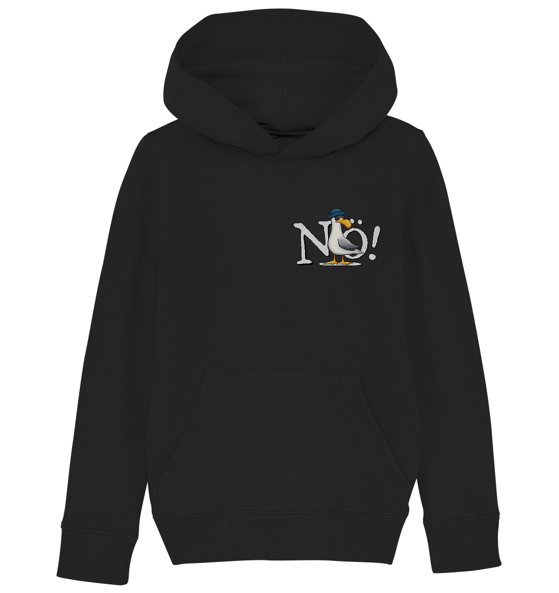 Nö Kein Bock Möwe - Kids Organic Hoodie